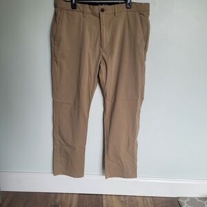 Goodfellow & Co Hennepin Tech Slim Fit Chino Pants Mens 38x30 Khaki Tan Stretch